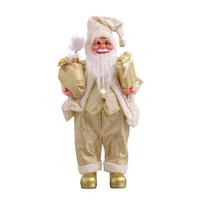 Papai Noel Luxuoso Decoração Natalina 30cm