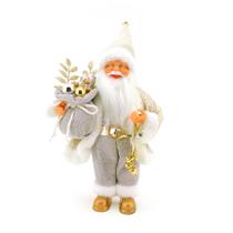 Papai Noel Luxuoso Decoração Natalina 30cm - Magizi