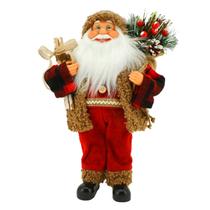 Papai Noel Luxuoso Decoração Natalina 30cm