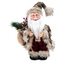 Jogo Papai Noel e Boneco de Neve Sentado Rosê Luxo Gorrinho e Cachecol  Crochê 32cm - Magizi - Yangzi - Boneco Papai Noel - Magazine Luiza