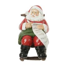 Papai noel na cadeira de balanço - 16cm