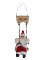 Papai Noel Pendente 18cm com Balanço Feliz Natal