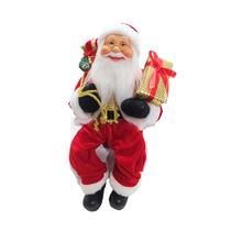 Papai Noel sacola de presente 40cm Sentado VM Yangzi 25614