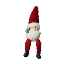 Papai Noel Sentado Vermelho 27cm - Tok da Casa