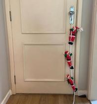 Papai Noel Subindo Corda 3 Bonecos Enfeite Escada Natal - Pan