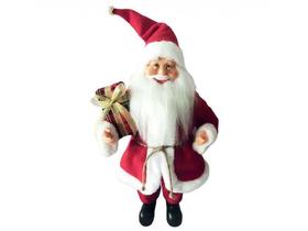 Papai Noel Tradicional Grande 60cm com Saco de Presentes - Magizi