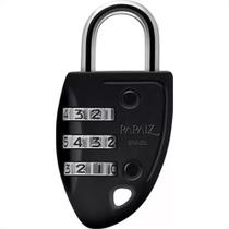 Papaiz Cadeado C/Segredo 23 Preto