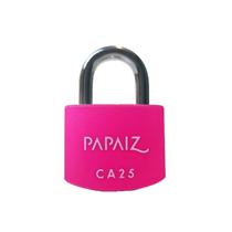 Papaiz cadeado em alumínio de 25mm ca25 rosa