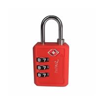 Papaiz Cadeado TSA com Segredo 30PL Vermelho