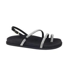 Papate Preta Strass Rizzo