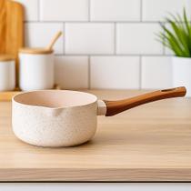 Papeiro para Bebê Mimo Style Mármol 16cm Antiaderente Fundo Triplo para Fogão de Indução