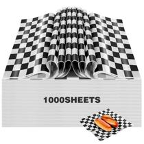 Papéis de embrulho para sanduíches Colarr 1000 unidades de papel encerado de 38x38cm