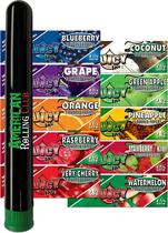 Papéis para cigarros Juicy Jays, pacote com 10, sortidos, 1 1/4 com ARC Saver