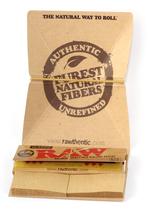 Papéis para enrolar RAW Artesano 1 1/4 com pontas e bandeja rolante