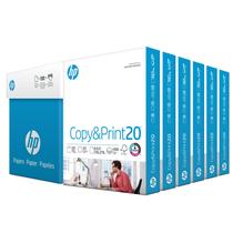 Papéis para impressora HP Copy&Print 20 libras 8,5 x 11, pacote com 6, estojo de 2400 folhas Papéis para impressora HP Copy&Print 20 libras 8,5 x 11, pacote com 6, estojo de 2400 folhas