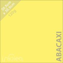 Papel 120 gramas 30,5x30,5cm Abacaxi Candy Color Plus - 10 unidades