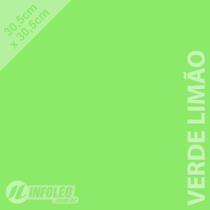 Papel 180 gramas 30,5x30,5cm Verde Limão Candy Veneza Color Plus - 10 unidades