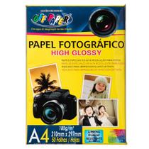 Papel 180g A4 Glossy Fotográfico A Prova Dágua Premium