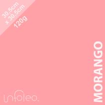 Papel 30,5x30,5cm 120g Morango Candy Color Plus - 10 unidades
