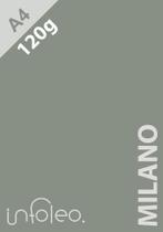 Papel A4 120g Milano (Cinza) Color Plus - 10 unidades Papel A4 120g Milano (Cinza) Color Plus - 10 unidades
