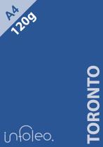 Papel A4 120g Toronto (Azul Escuro) Color Plus - 10 unidades