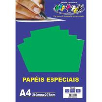 Papel A4 180g 20fls Plus Verde Off Paper