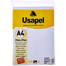 Papel A4 180g Usapel vergê branco 50 folhas