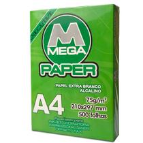 Papel A4 Branco 500 Folhas Mega Paper