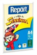 Papel a4 c100fls 75gr senninha amarelo 20082753 Papel a4 c100fls 75gr senninha amarelo 20082753