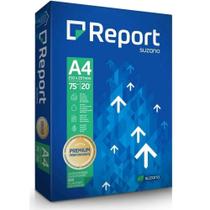Papel a4 c500fls 75gr report branco resma Papel a4 c500fls 75gr report branco resma