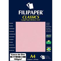 Papel A4 Casca de OVO Rosa 180G CX com 50