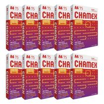Papel A4 Chamex 5000 Folhas 75 Gramas 75G Caixa 10 Resmas Papel A4 Chamex 5000 Folhas 75 Gramas 75G Caixa 10 Resmas