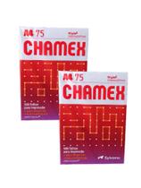 Papel A4 Chamex - Branco 75g/m2 - 210mmx297mm - (500 folhas) - Kit com 02 pacotes