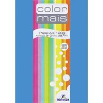 Papel A4 Color Color Mais AZUL Royal 120G. ROMITEC/PLASTPARK Papel A4 Color Color Mais AZUL Royal 120G. ROMITEC/PLASTPARK