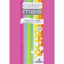 Papel A4 Color Color Mais PINK 120G. - Romitec Papel A4 Color Color Mais PINK 120G. - Romitec