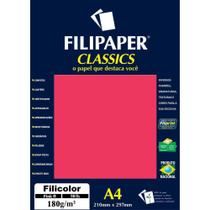Papel a4 color filicolor pink 180g. pct com 50 - GNA Papel a4 color filicolor pink 180g. pct com 50 - GNA