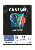 Papel A4 Color Iris Vivaldi Preto 185G
