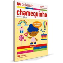 Papel A4 colorido Chamequinho 100 folhas Papel A4 colorido Chamequinho 100 folhas