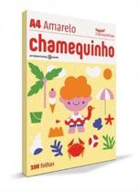 Papel A4 Com 100Fls 75Gr Chamequinho Amarelo