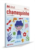 Papel A4 Com 100Fls 75Gr Chamequinho Azul Papel A4 Com 100Fls 75Gr Chamequinho Azul