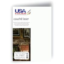 Papel A4 Couche Laser Glossy Branco 170G.