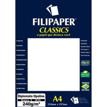 Papel a4 diplomata classics marca dagua br 240g filiperson