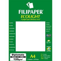 Papel a4 diplomata ecolight branco 120g. filiperson