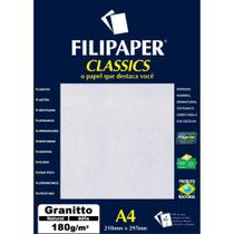 Papel A4 Granito Natural 180G CX com 50 - Filiperson