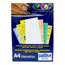 Papel A4 Linho Branco 180g 50fls Off Paper