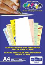 Papel A4 Linho Branco 180gr Pacote Com 50 Un. Off Paper