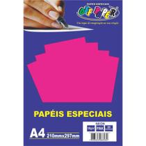Papel A4 Neon PINK 180G - Caixa com 20 Folhas