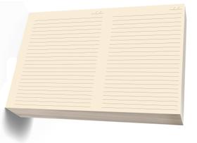 Papel A4 Offset Bold 90g Pautado 100 Folhas 2 Colunas