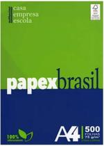Papel A4 Papex Brasil 500 Folhas Gramatura 75 210x297mm