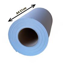 Papel A4 Para Sublimação Bobina 100m Estamparia Verso Azul